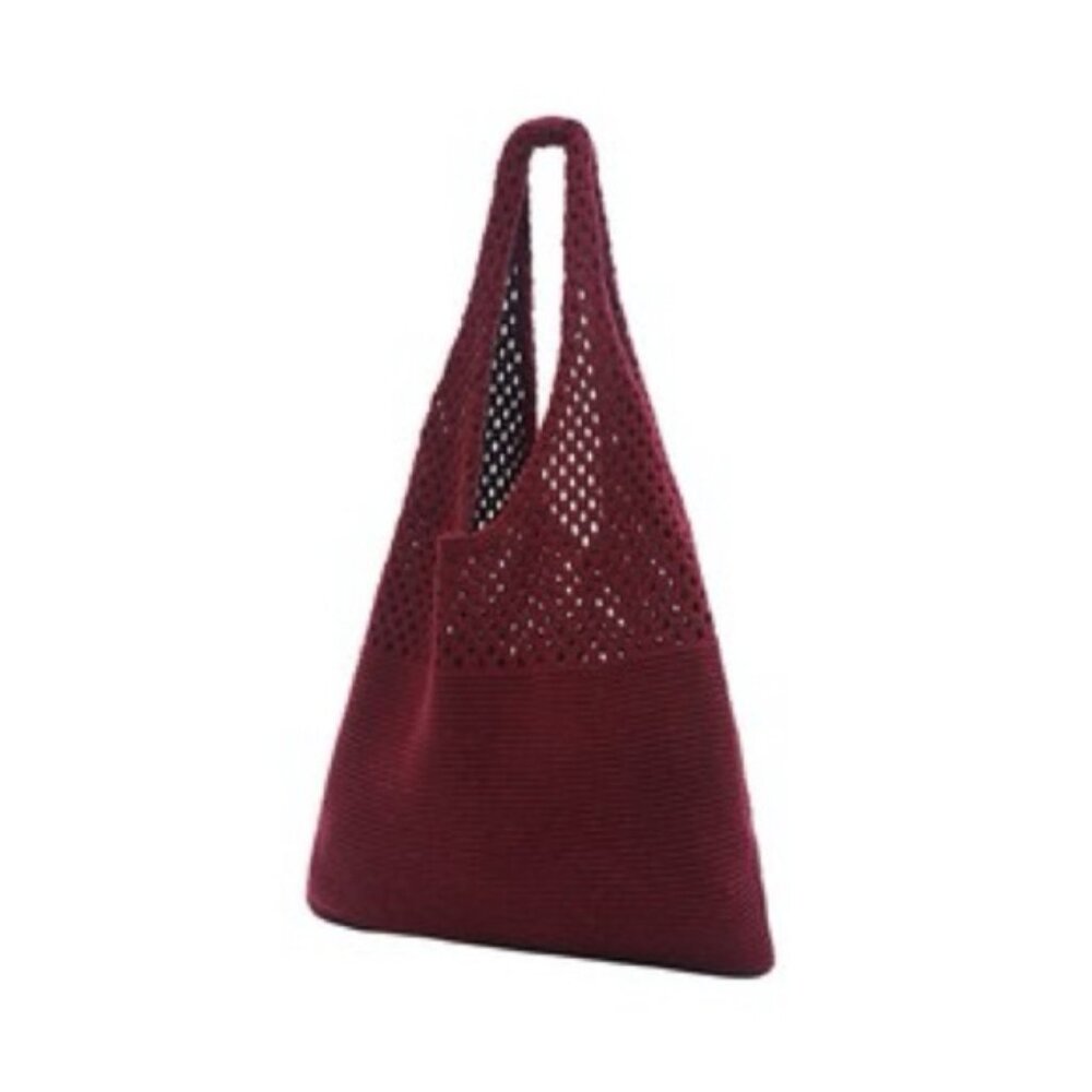 Crochet Knit Hobo Shoulder Bag